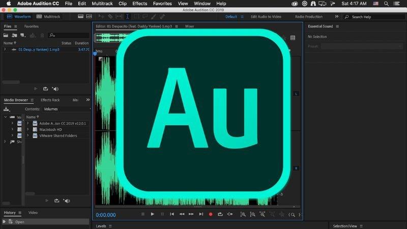 Adobe Audition là phần mềm ghi âm chuyên nghiệp trên các phiên bản Windows 7, 8, 10