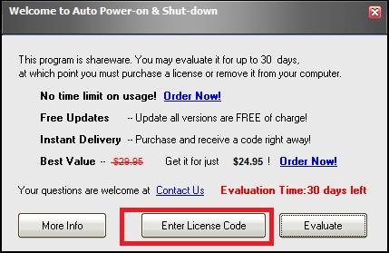 Auto Power-on and Shutdown: Đánh giá phần mềm hẹn giờ tắt mở máy tính