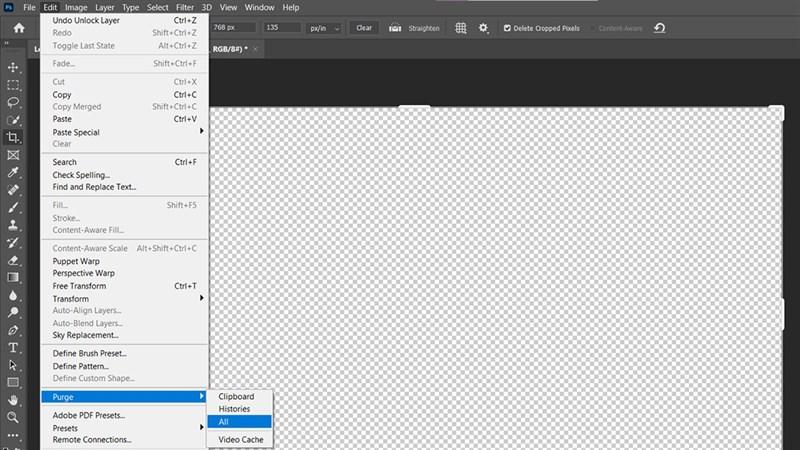 Cách sửa lỗi Photoshop tự thoát