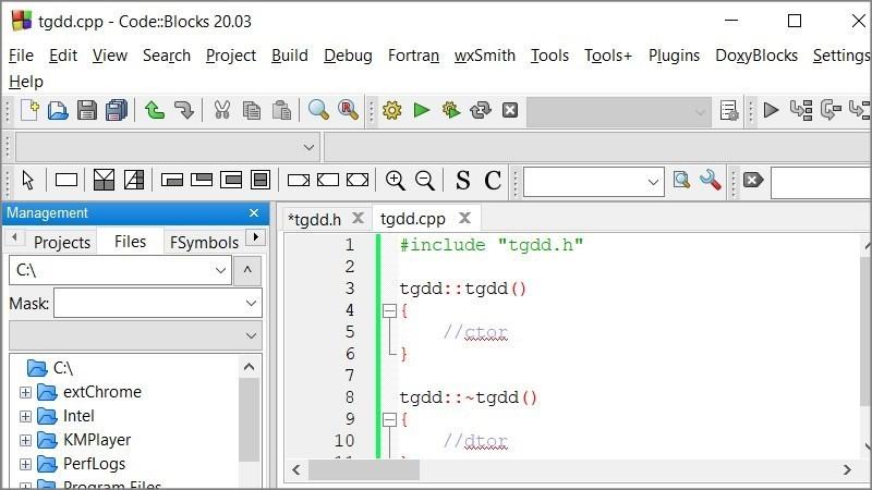 Code::Blocks hỗ trợ nhiều ngôn ngữ lập trình