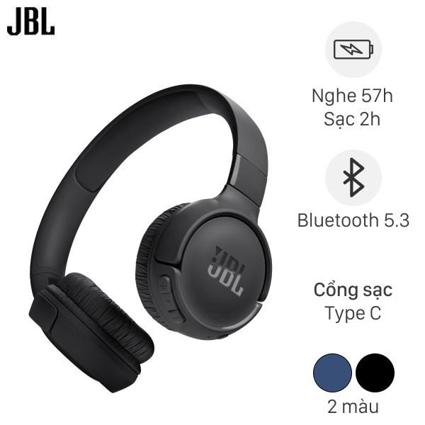 Tai nghe Bluetooth Chụp Tai JBL Tune 520BT thiết kế thời thượng, trẻ trung