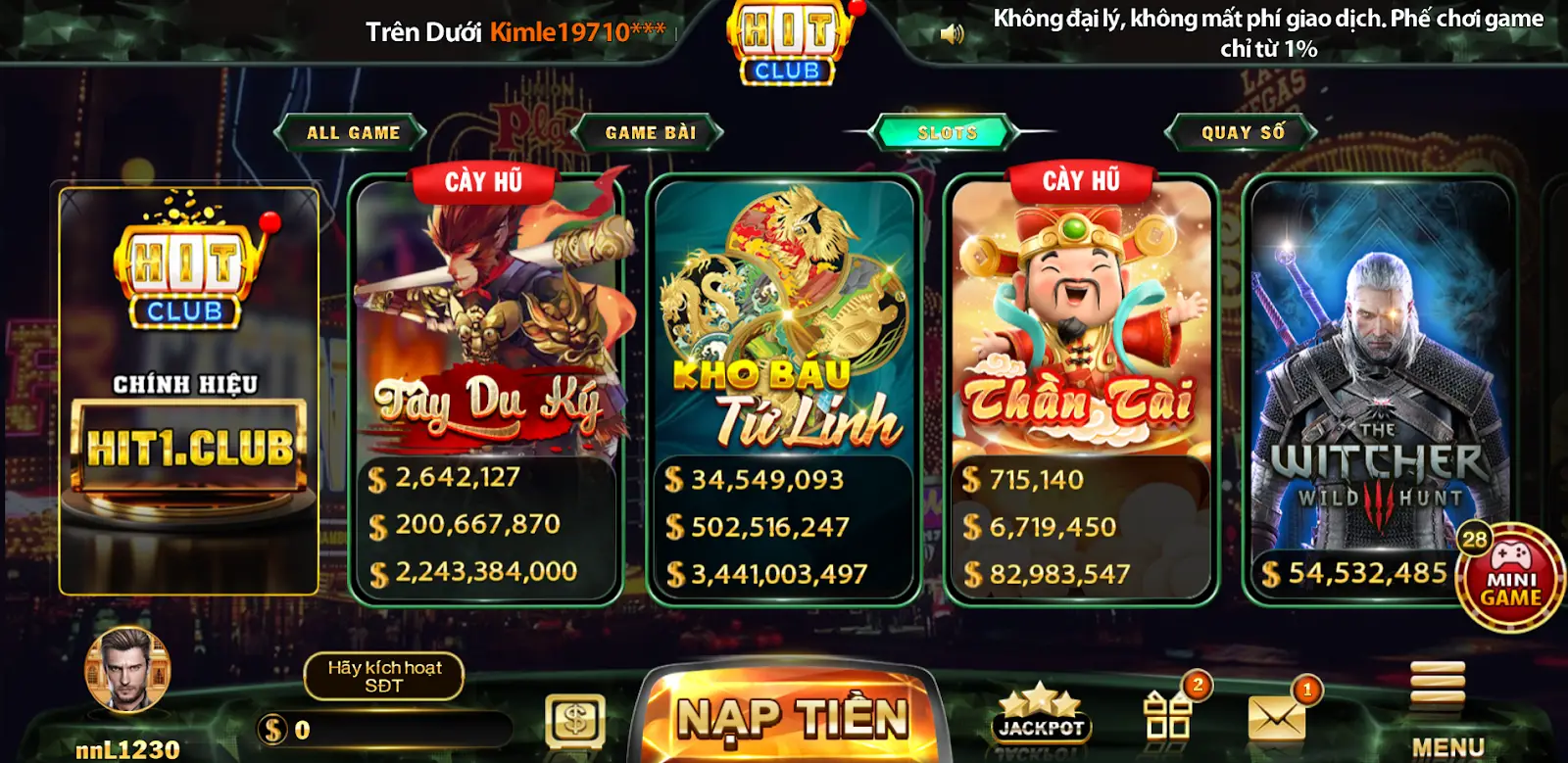 Mẹo chơi game nổ hũ tại cổng game 789 Club