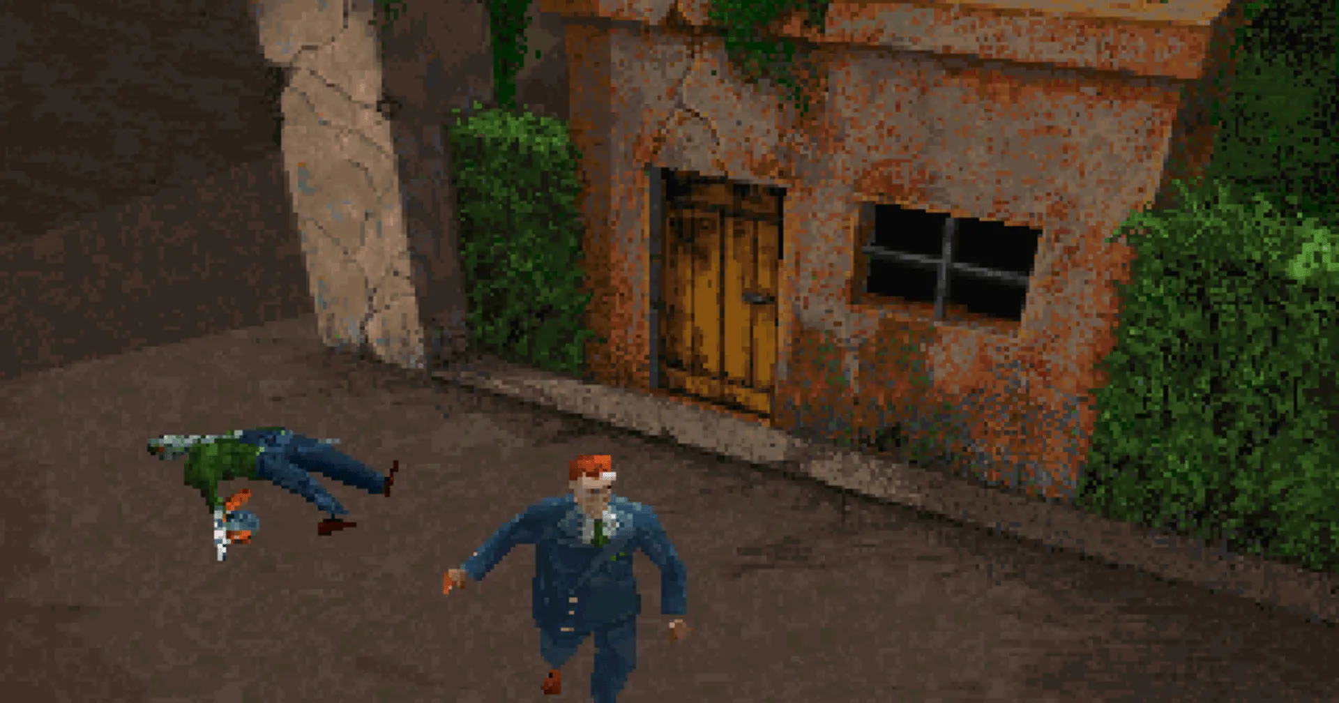 Ảnh chụp màn hình gameplay Alone in the Dark 2 trên PS1