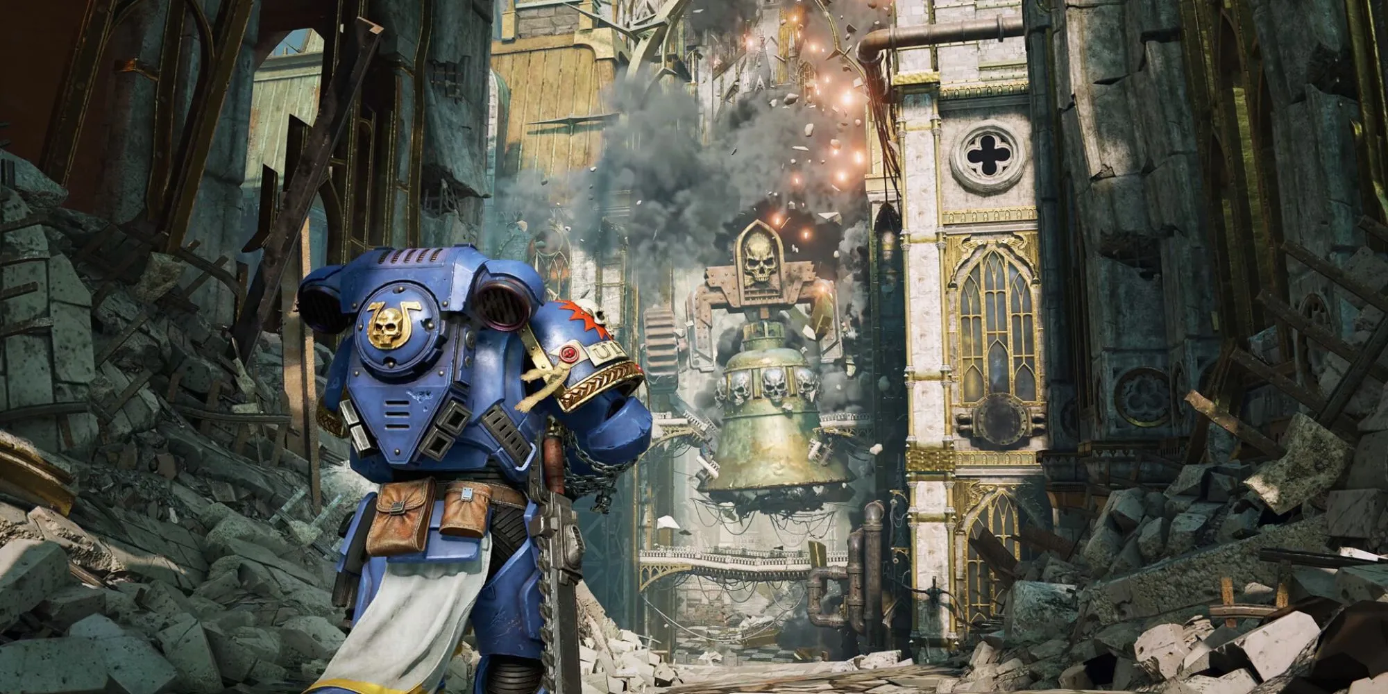 Ảnh chụp màn hình gameplay trong Warhammer 40k Space Marine 2.