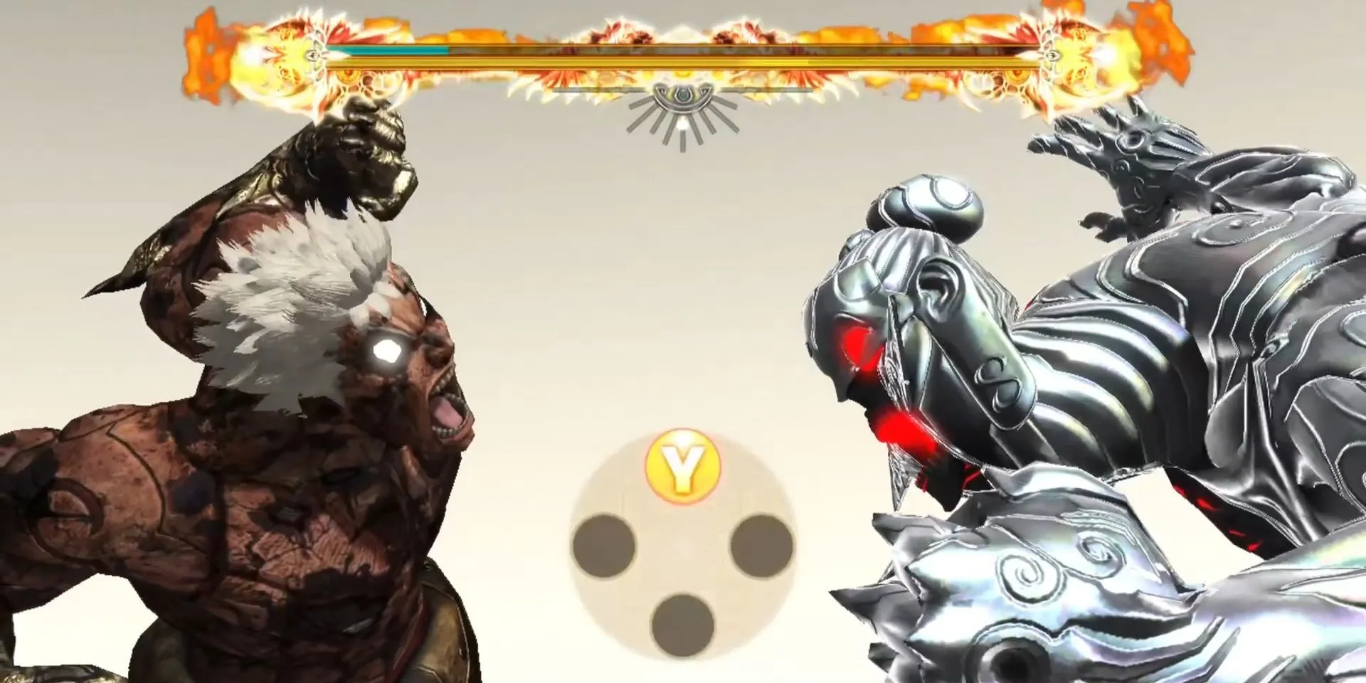 Asura chiến đấu với Chakravartin trong Asura's Wrath đầy kịch tính