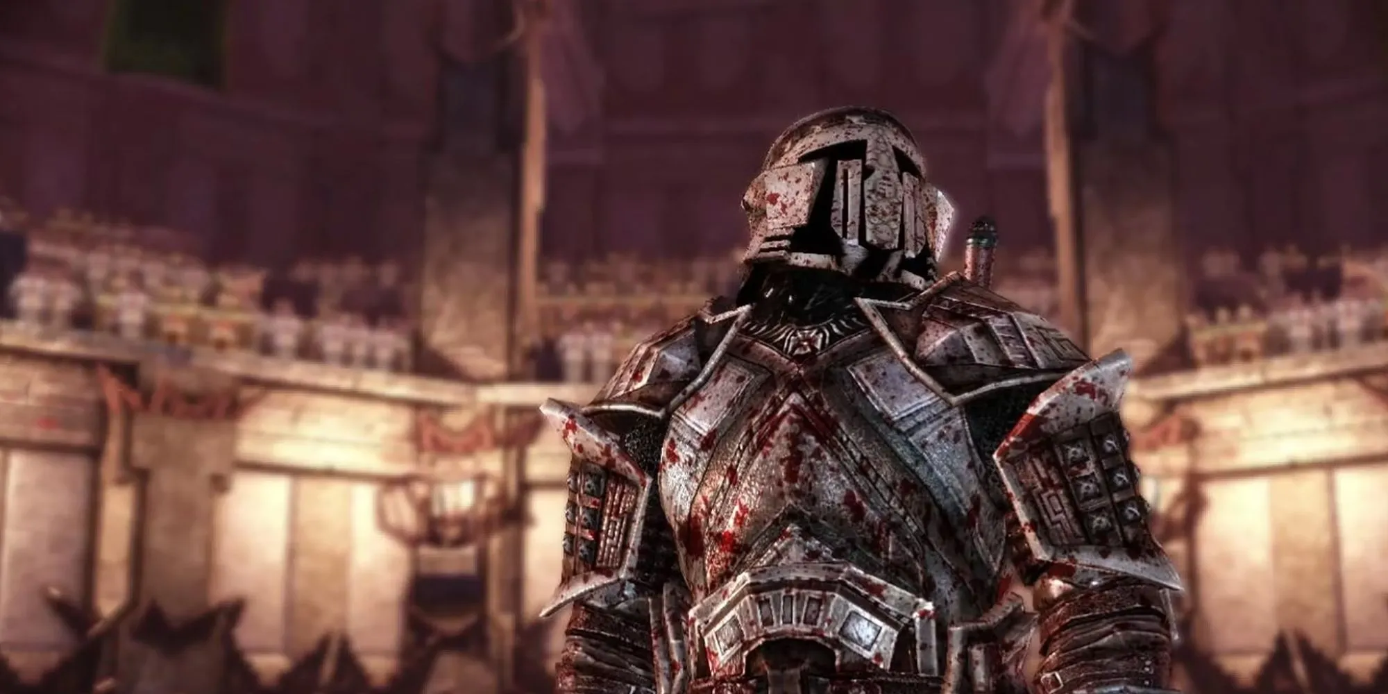 Bộ giáp Legionnaire trong Dragon Age Origins được trưng bày chi tiết