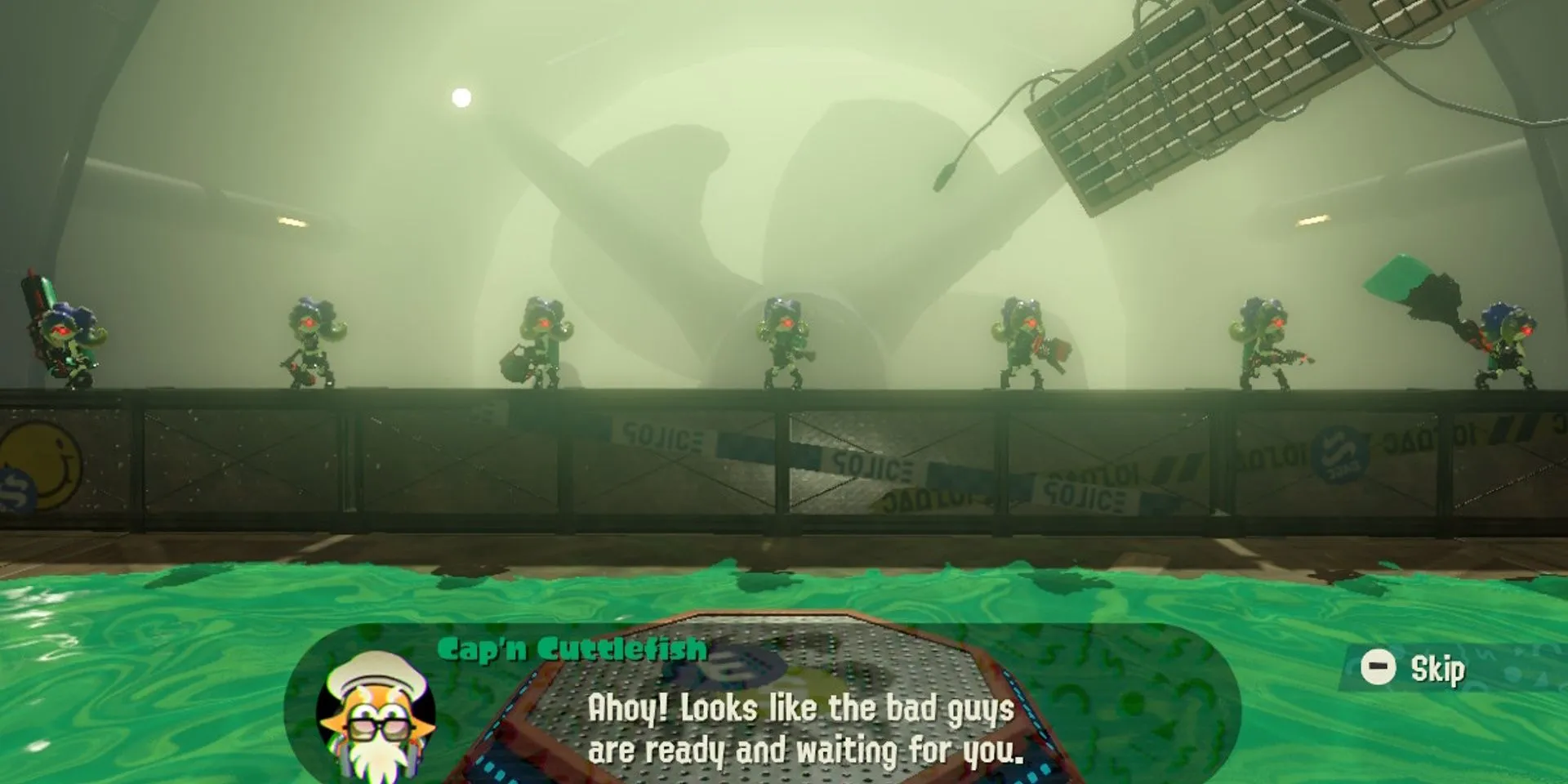 Các Octoling đã được khử trùng trong Splatoon 2