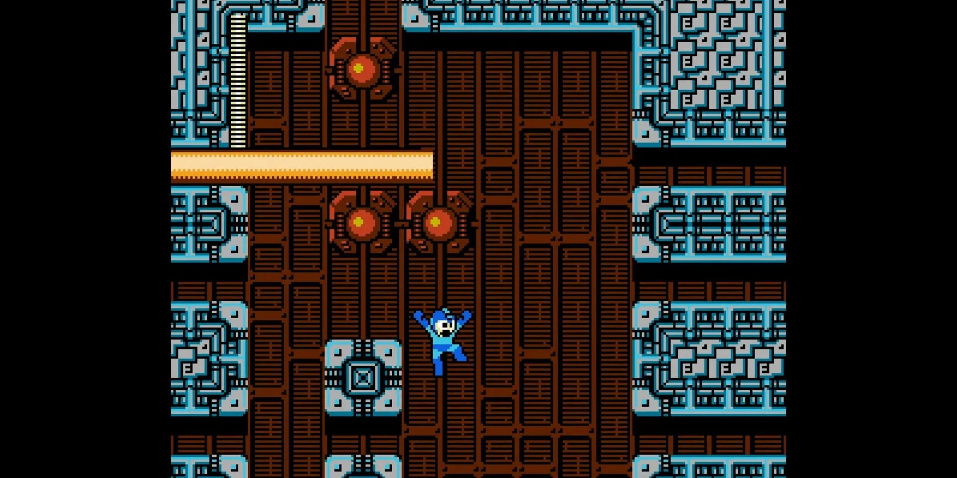 Các tia laze chết người trong màn chơi của Quick Man, Mega Man 2