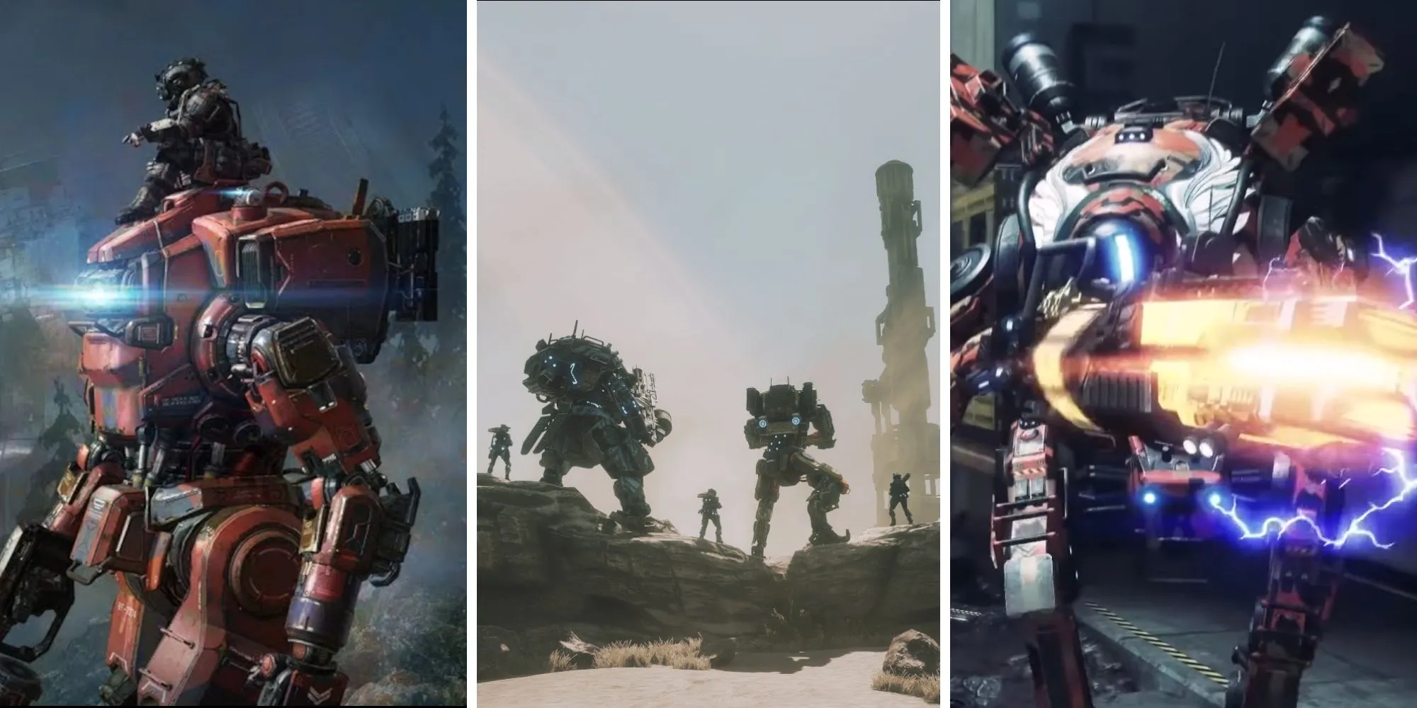 Các Titan nổi bật Northstar Monarch và Legion trong bảng xếp hạng Titan của Titanfall 2