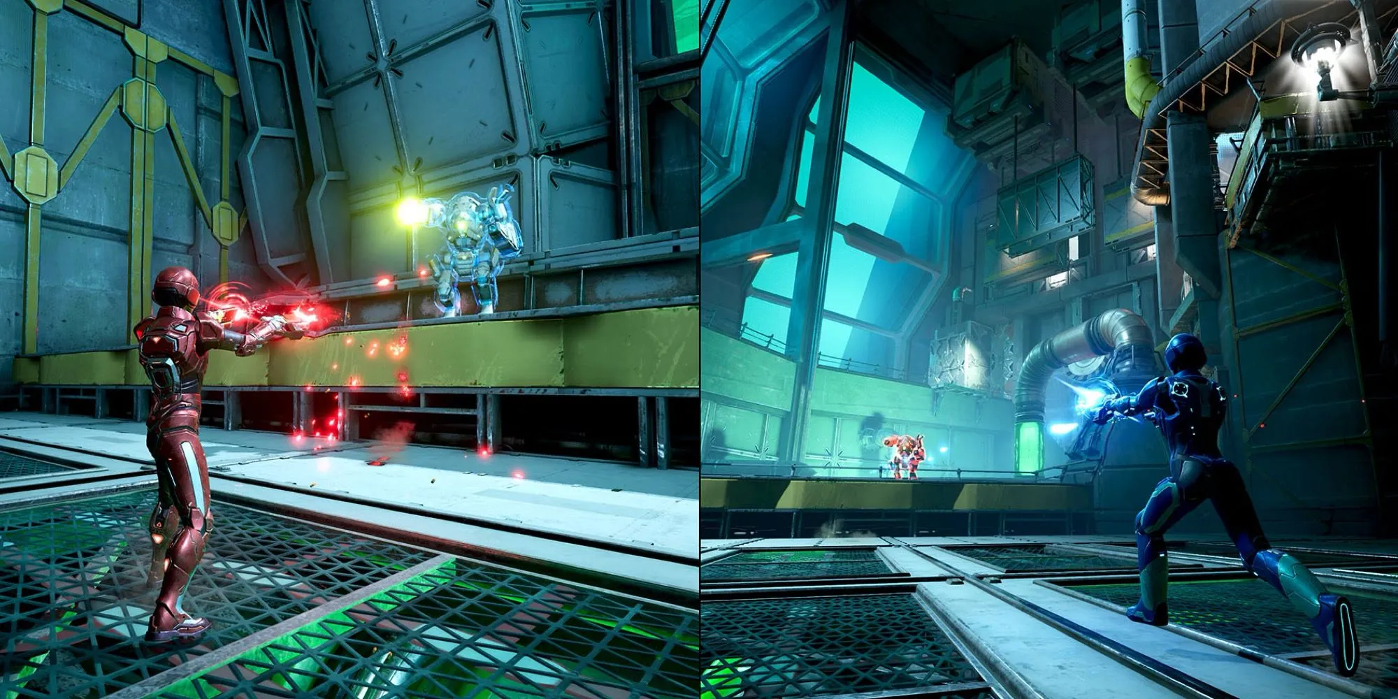 Cảnh hành động co-op đầy thử thách trong game Split Fiction