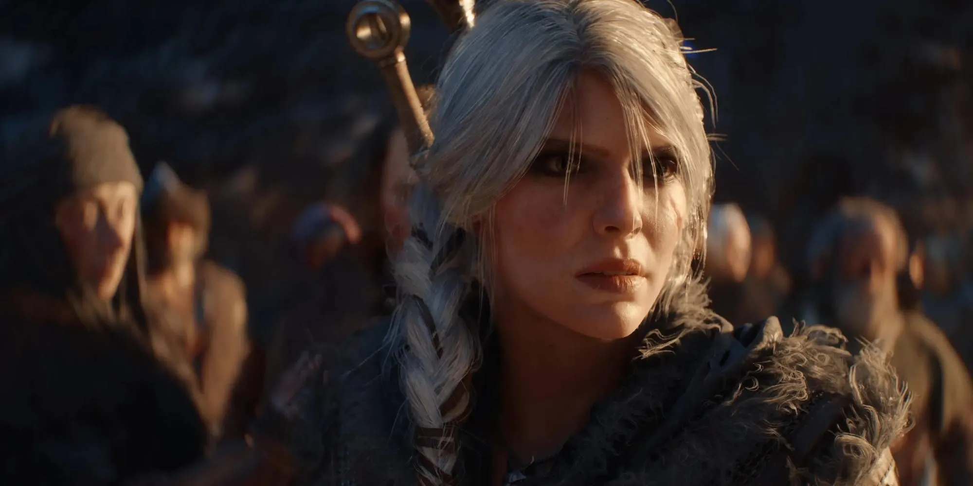 Ciri trong The Witcher 4 đứng giữa khung cảnh tuyết rơi - hình ảnh minh họa cảnh báo lừa đảo beta game