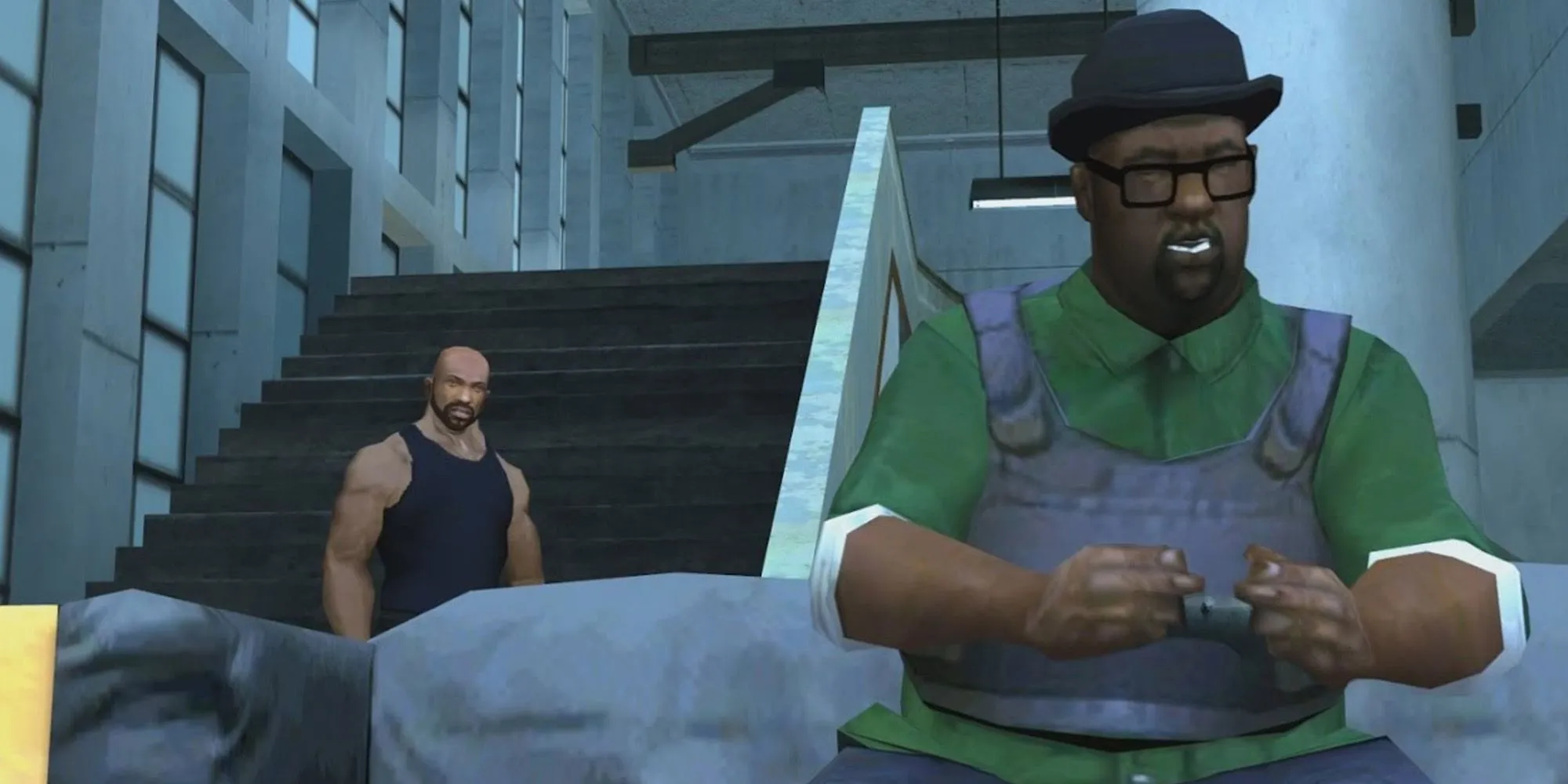 CJ rượt đuổi Officer Tenpenny trong nhiệm vụ End of the Line GTA San Andreas