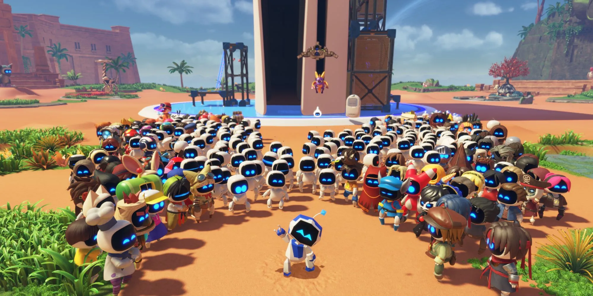 Dàn nhân vật Astro Bot tụ hội, minh chứng cho thành công của game và định hướng game gia đình của Sony