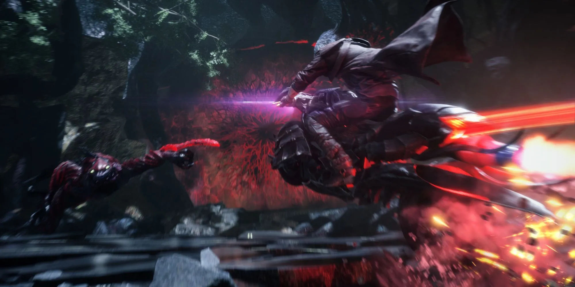 Dante cưỡi Cavaliere, chiếc mô tô quỷ có thể tách thành cặp cưa máy trong Devil May Cry 5