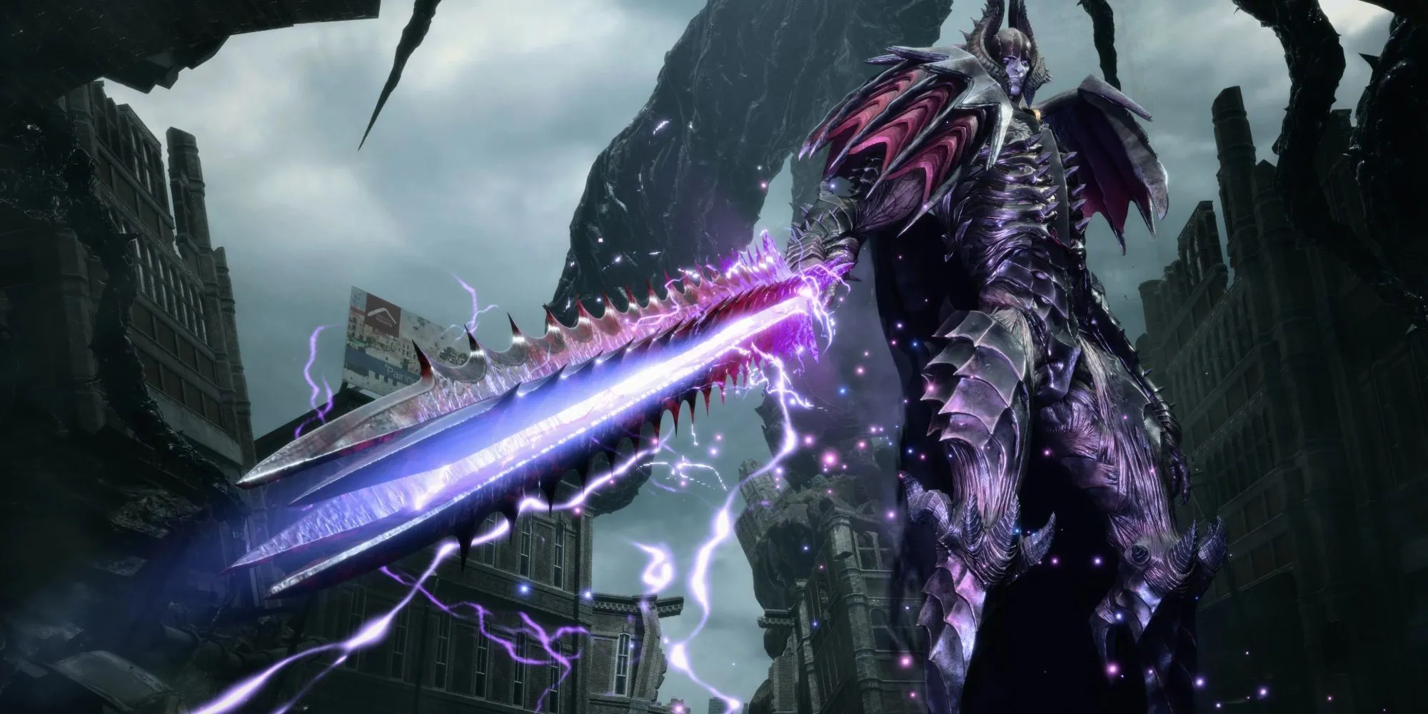 Dante đối đầu với Cavaliere Angelo trong Devil May Cry 5