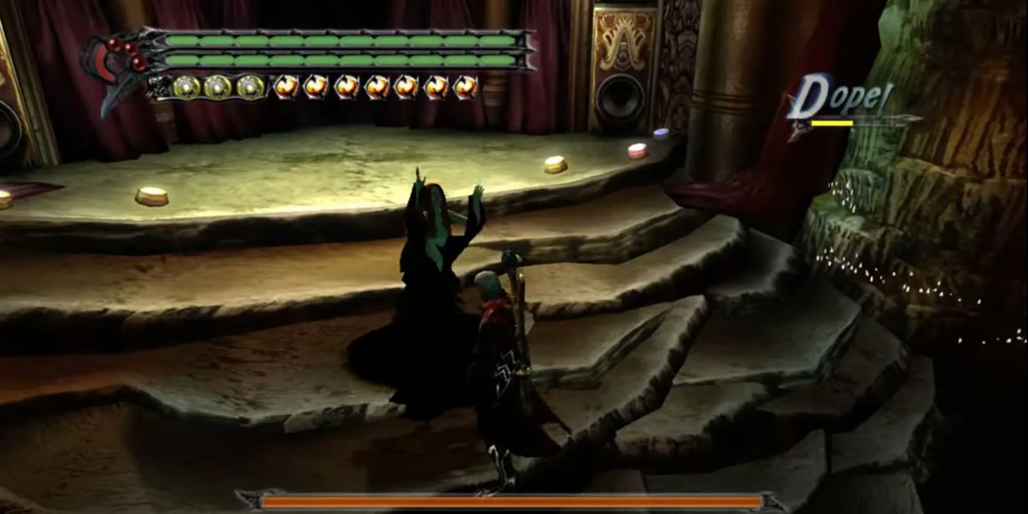 Dante đối đầu với Nevan, nữ quỷ sét quyến rũ trong Devil May Cry 3