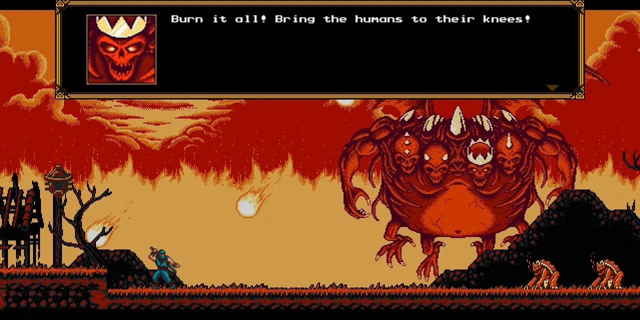 Demon King, trùm cuối trong The Messenger với nhiều dạng biến hình và cơ chế độc đáo