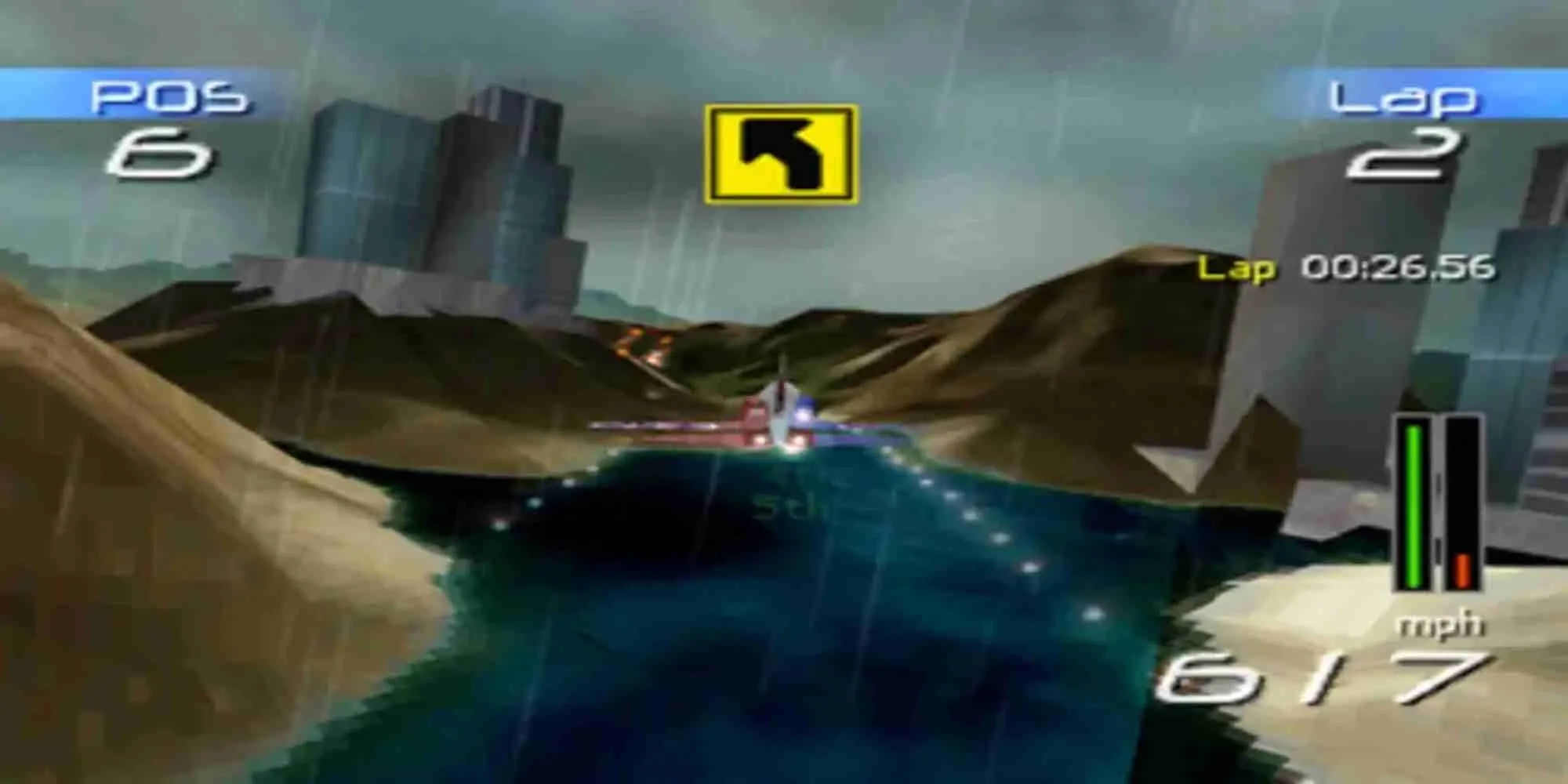 Game đua máy bay N.GEN Racing trên PS1 với những màn rượt đuổi tốc độ cao trên không
