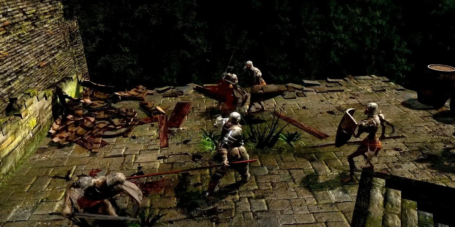 Gameplay chính thức của Dark Souls Remastered với hiệp sĩ chiến đấu