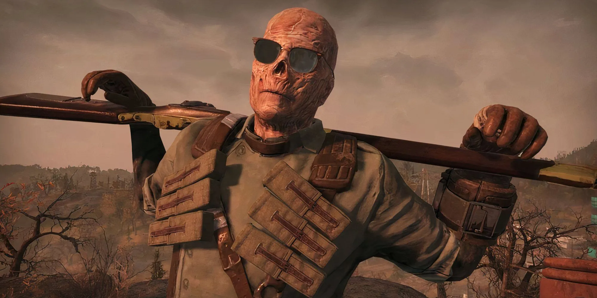 Gameplay của Ghoul trong Fallout 76 Season 20 với cơ chế Feral Meter