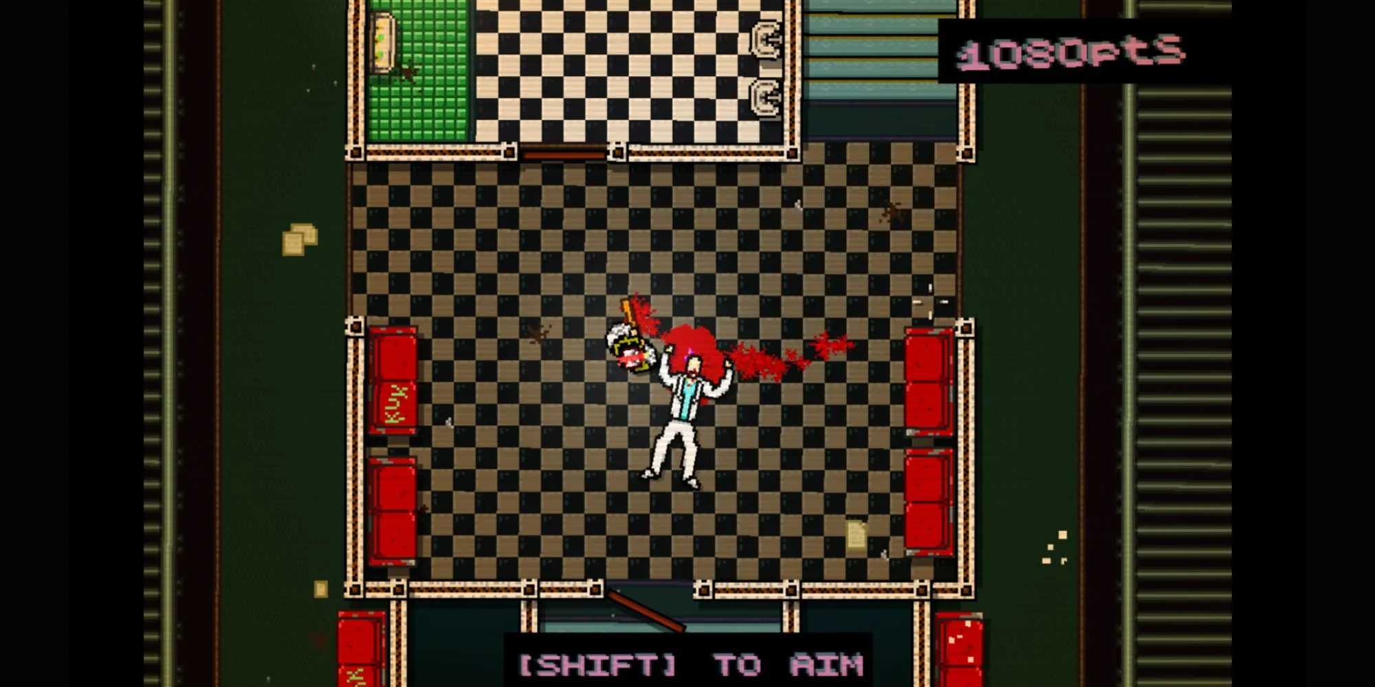 Giao diện chính của game hành động Hotline Miami