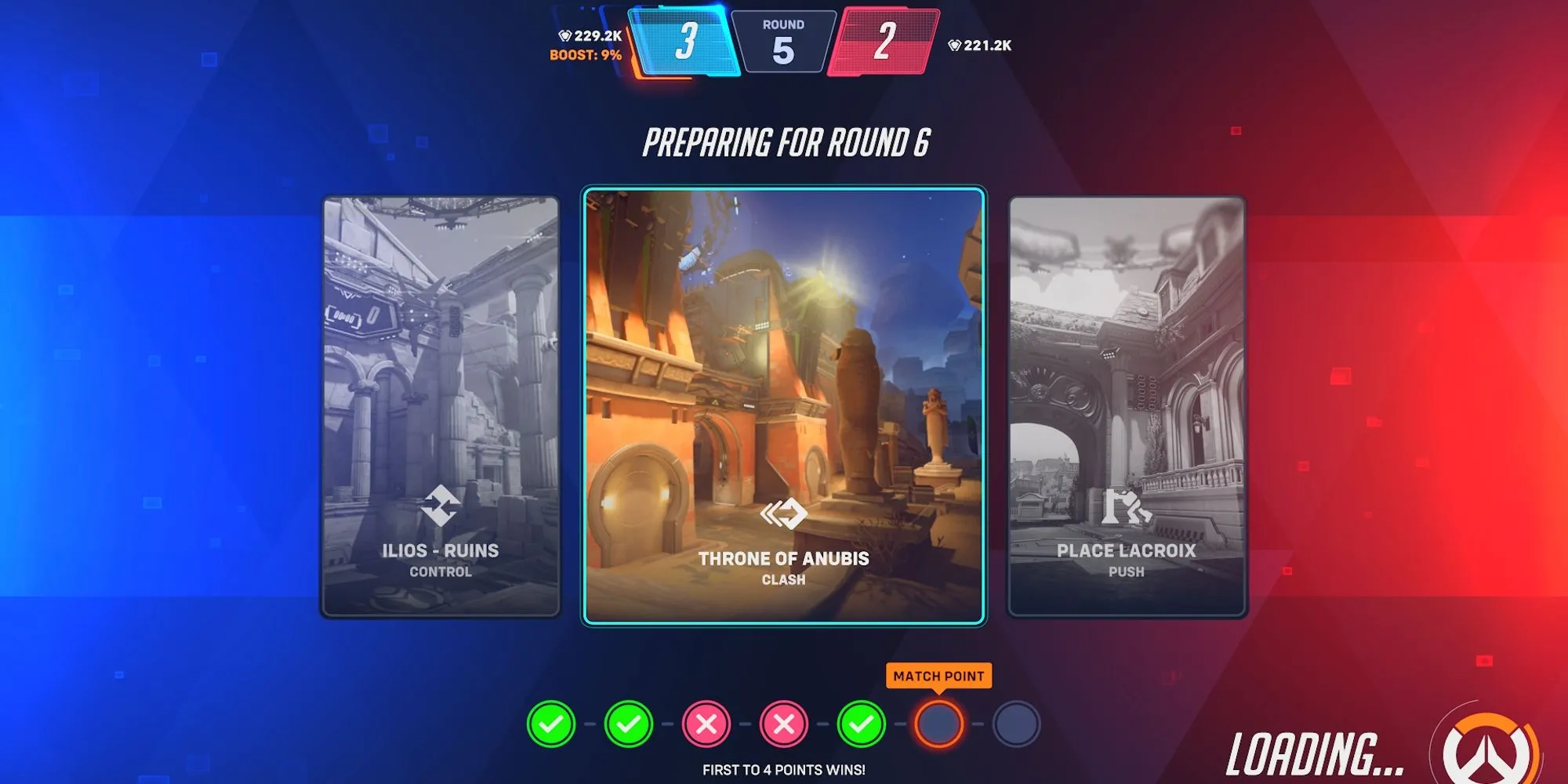 Giao diện gameplay trong Chế độ Stadium Overwatch 2, minh họa cách chiến đấu và sử dụng build