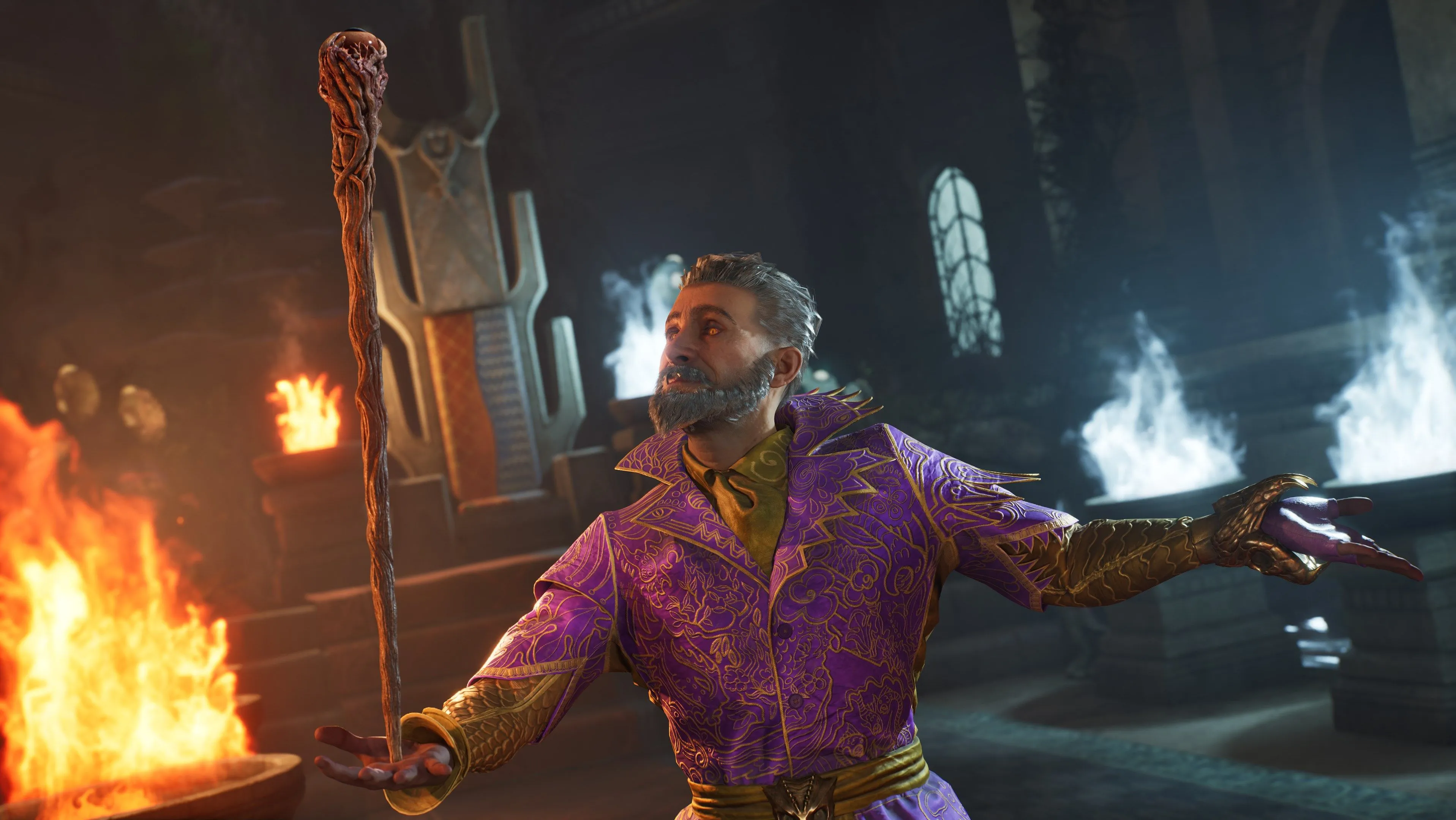 Giao diện nhân vật (NPC) trong Oblivion Remastered, cho thấy sự tương tác với cư dân Cyrodiil và đại diện của các phe phái