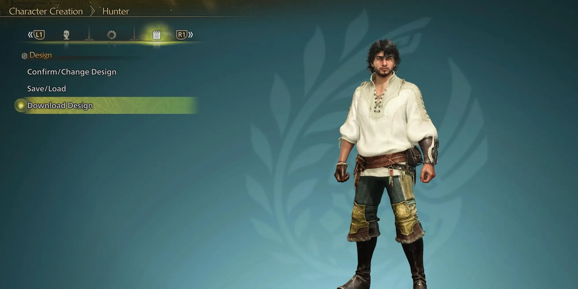Giao diện nhập code tạo nhân vật trong Monster Hunter Wilds