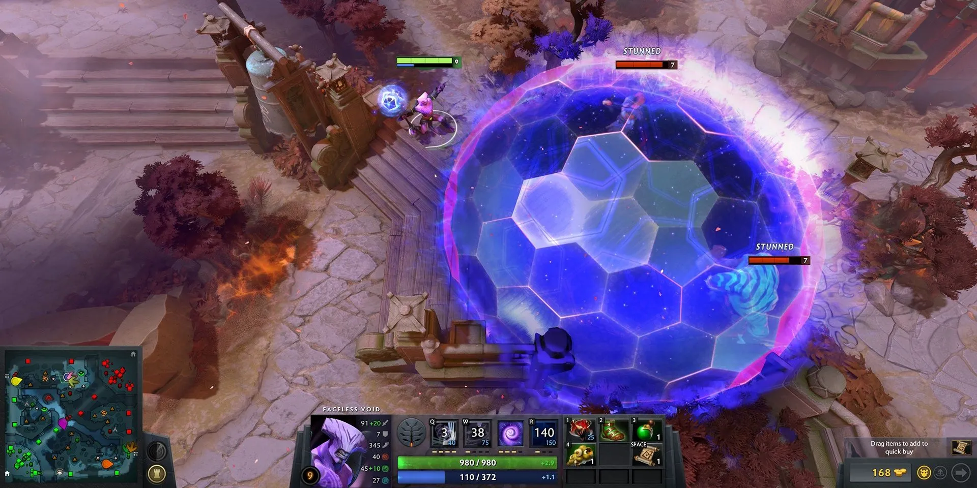 Giao tranh tổng nảy lửa trong một trận đấu Dota 2