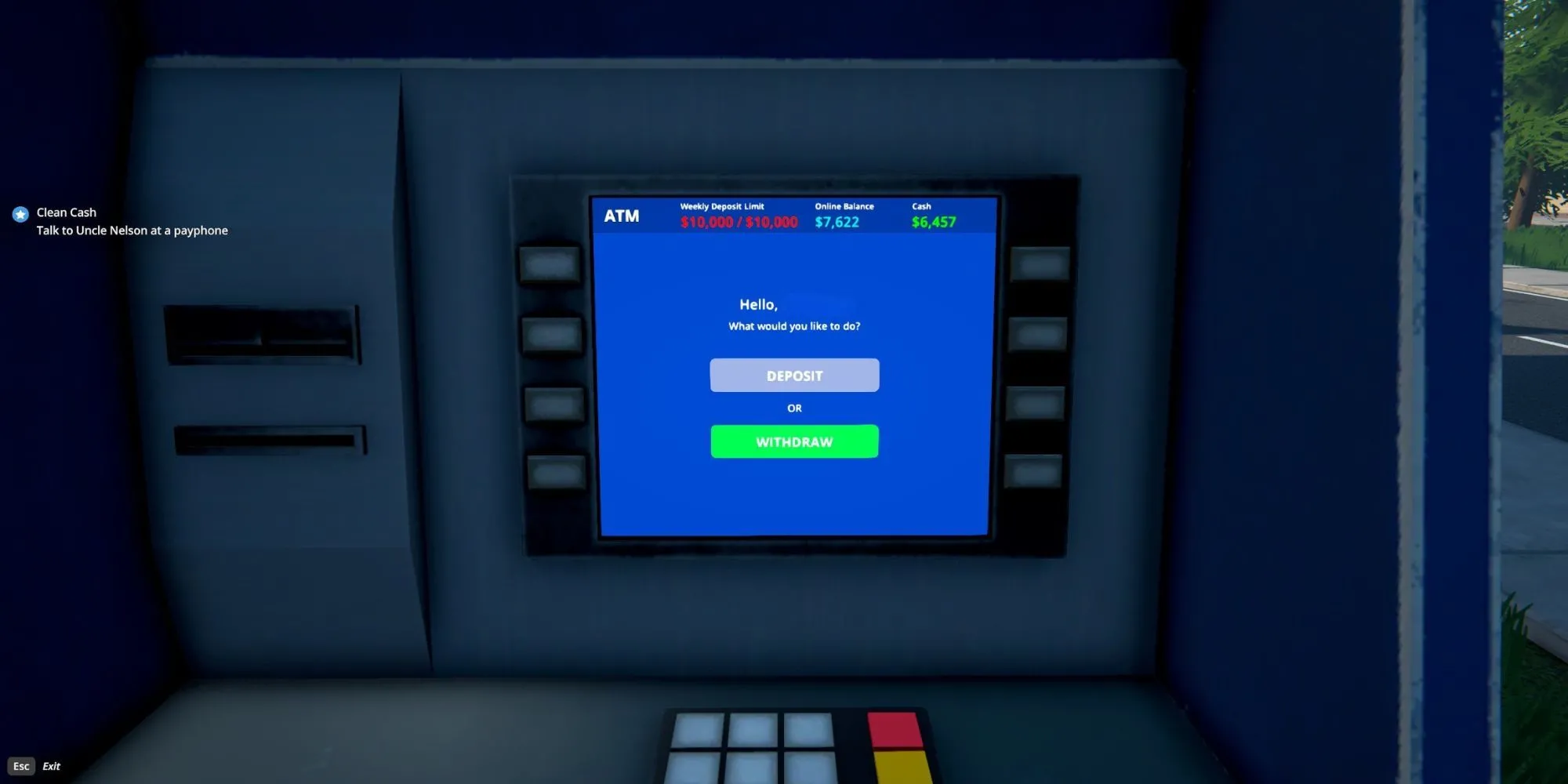 Giới hạn nạp tiền ATM hàng tuần trong Schedule 1 đã đạt mức tối đa