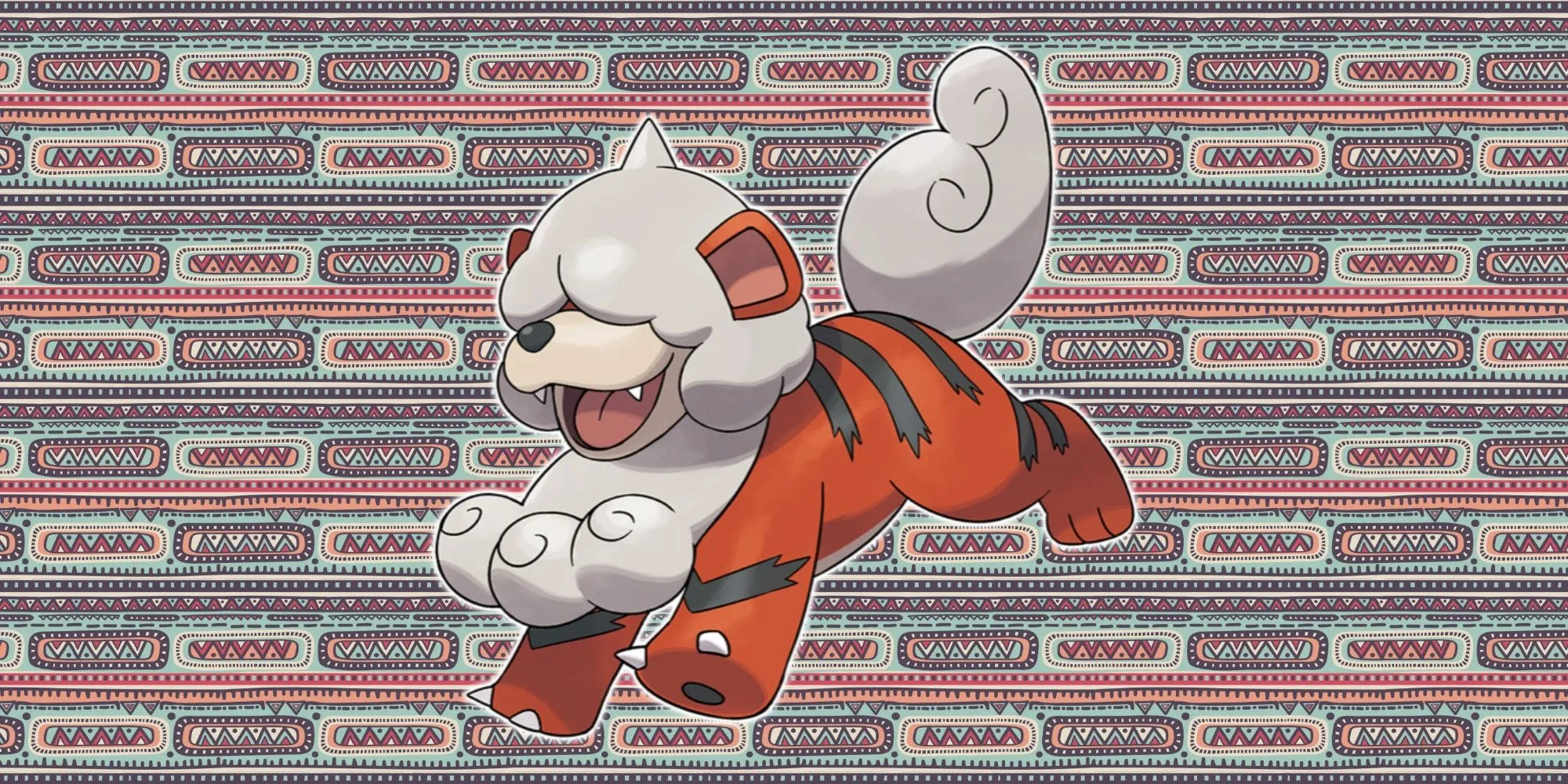Growlithe Vùng Hisui hệ Lửa Đá với bộ lông xù