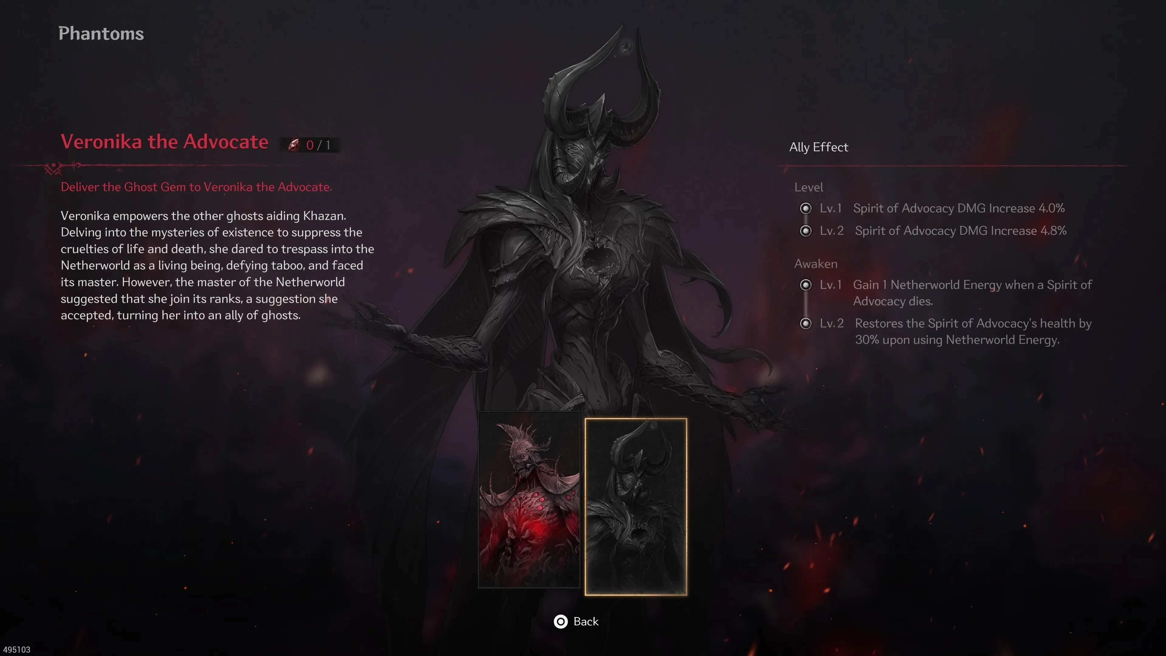 Hiển thị Phantom Veronika the Advocate tại Blade Nexus