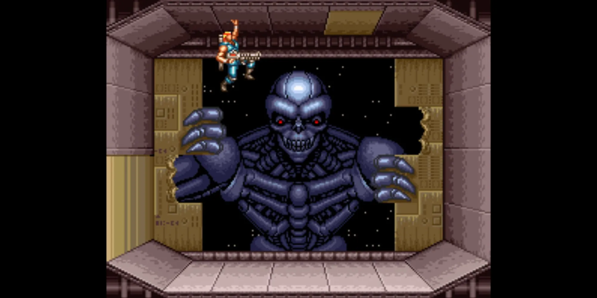 Hình ảnh Contra III: The Alien Wars, game run-and-gun cổ điển trên SNES