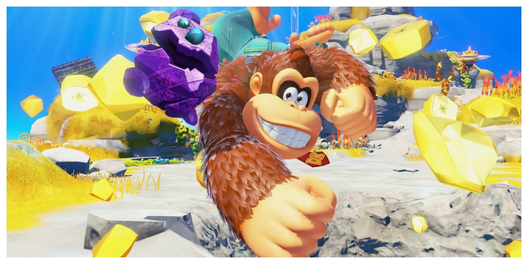 Hình ảnh Donkey Kong trong game Donkey Kong Bananza sắp ra mắt trên Switch 2