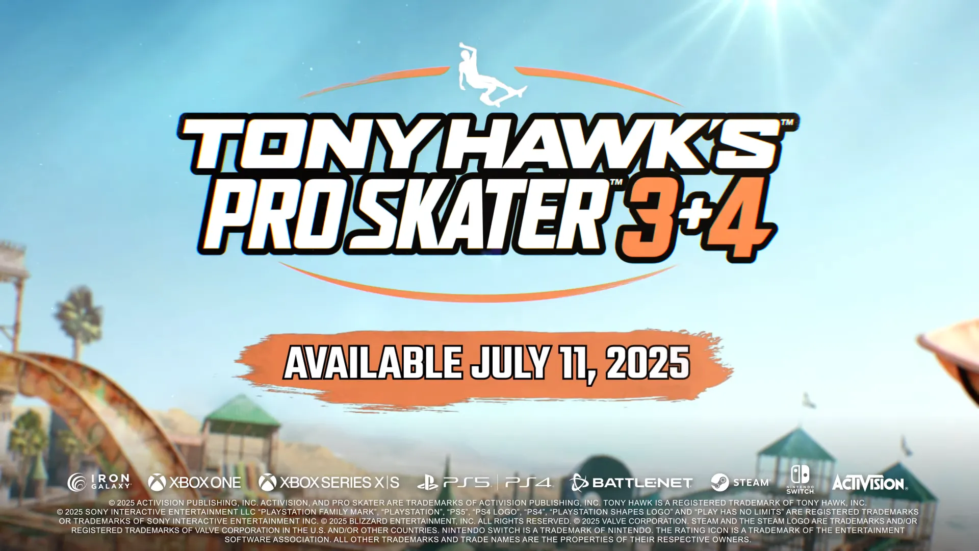 Hình ảnh gameplay ấn tượng từ trailer giới thiệu Tony Hawk's Pro Skater 3+4