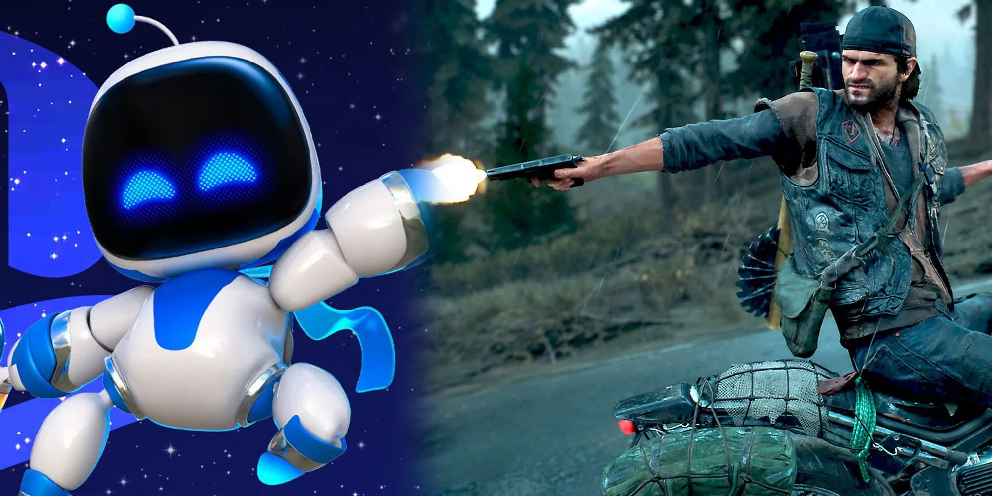 Hình ảnh kết hợp Astro Bot và Deacon St. John từ Days Gone gây tranh cãi
