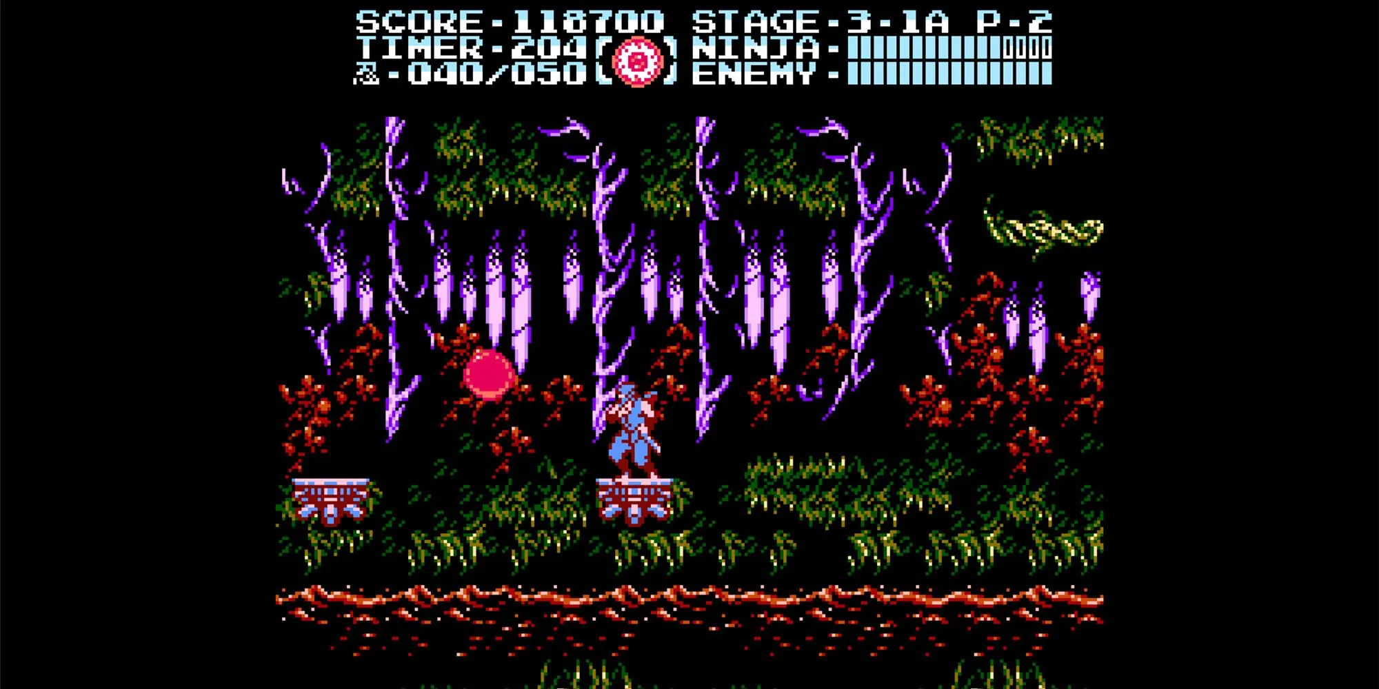 Hình ảnh Ninja Gaiden III: The Ancient Ship of Doom, game hành động platformer trên NES