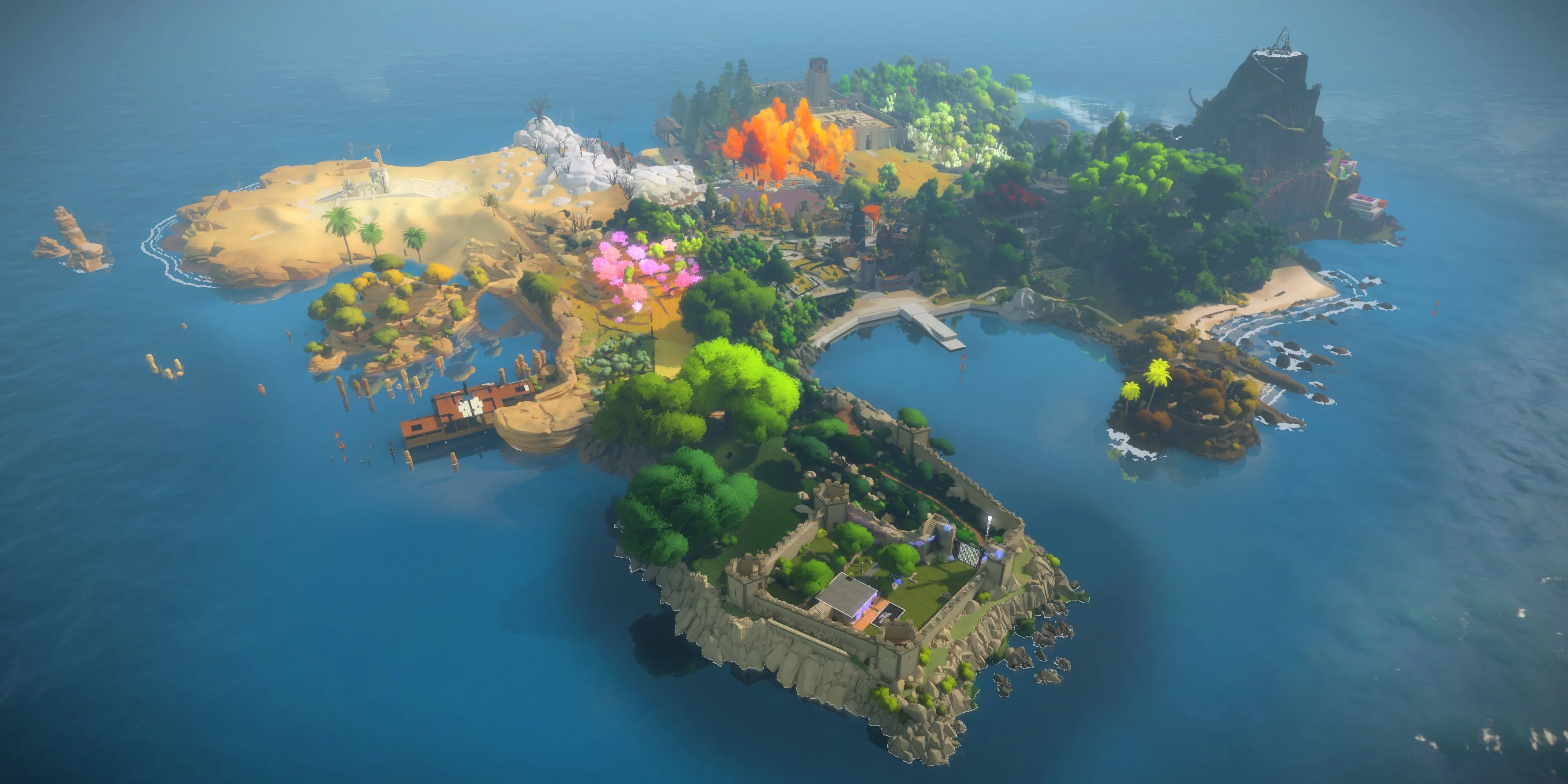 Hòn đảo bí ẩn chứa đầy câu đố trong game The Witness