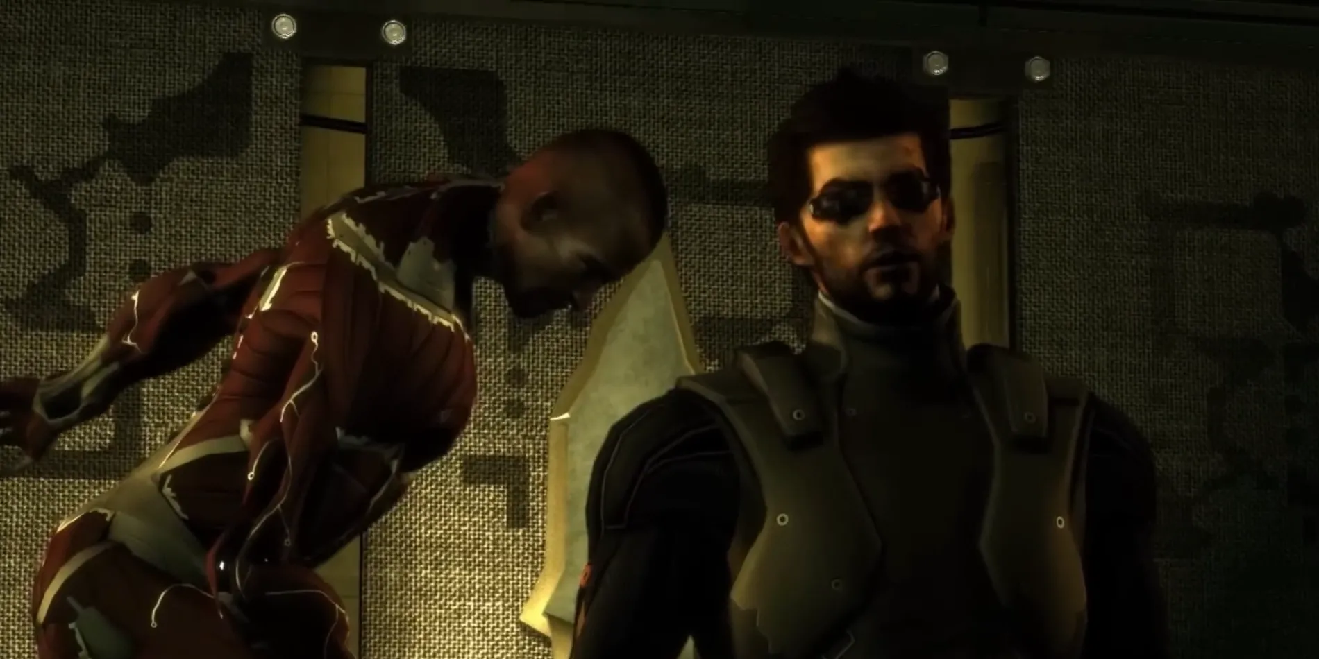 Jaron Namir đối đầu người chơi trong Deus Ex Human Revolution