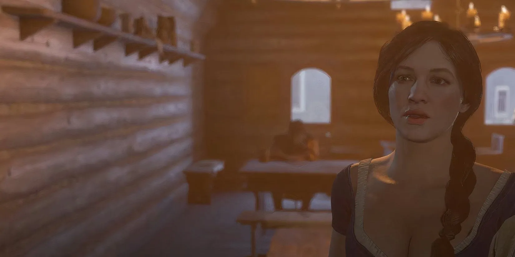 Katherine đang trao đổi với Henry về nhiệm vụ The Fifth Commandment trong Kingdom Come Deliverance 2