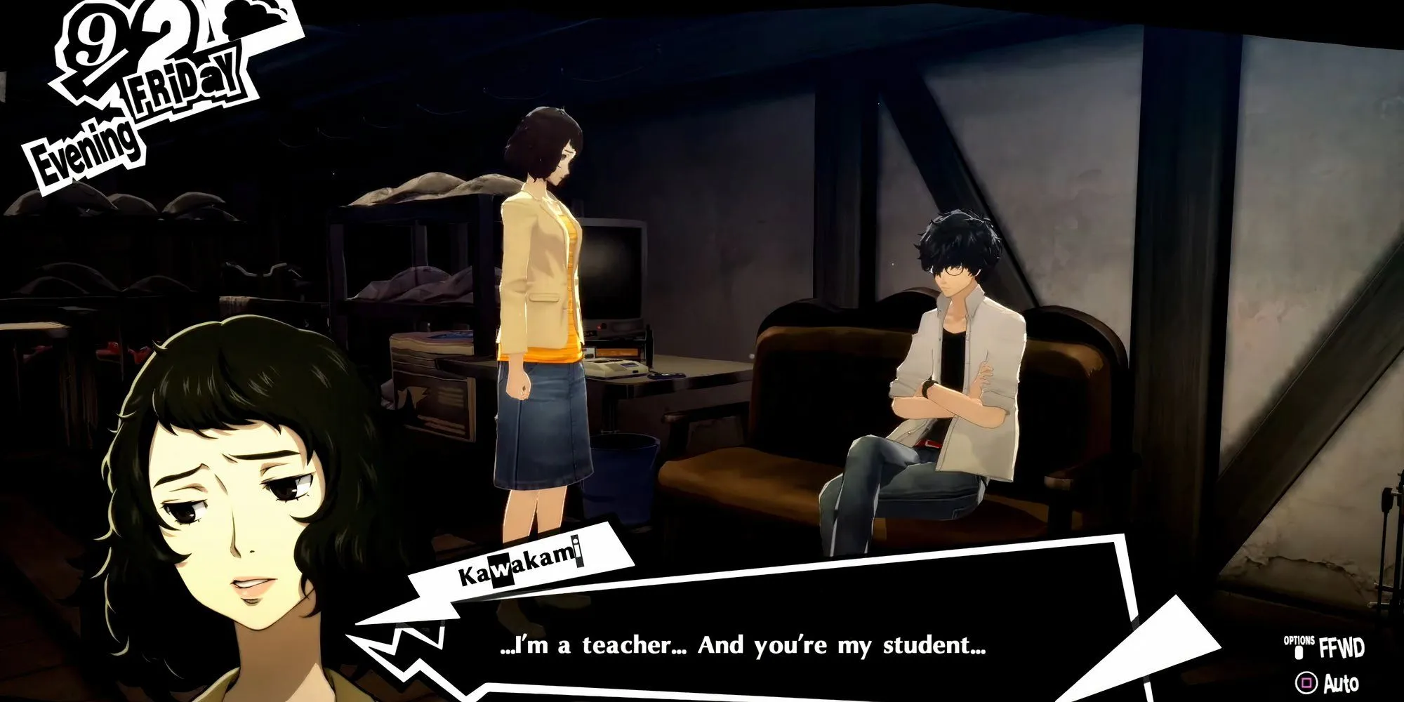 Kawakami chấp nhận lời tỏ tình của bạn trong Persona 5 Royal