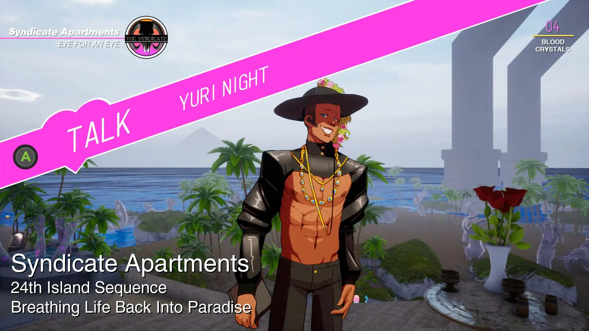 Khung cảnh thế giới vaporwave độc đáo trong Paradise Killer