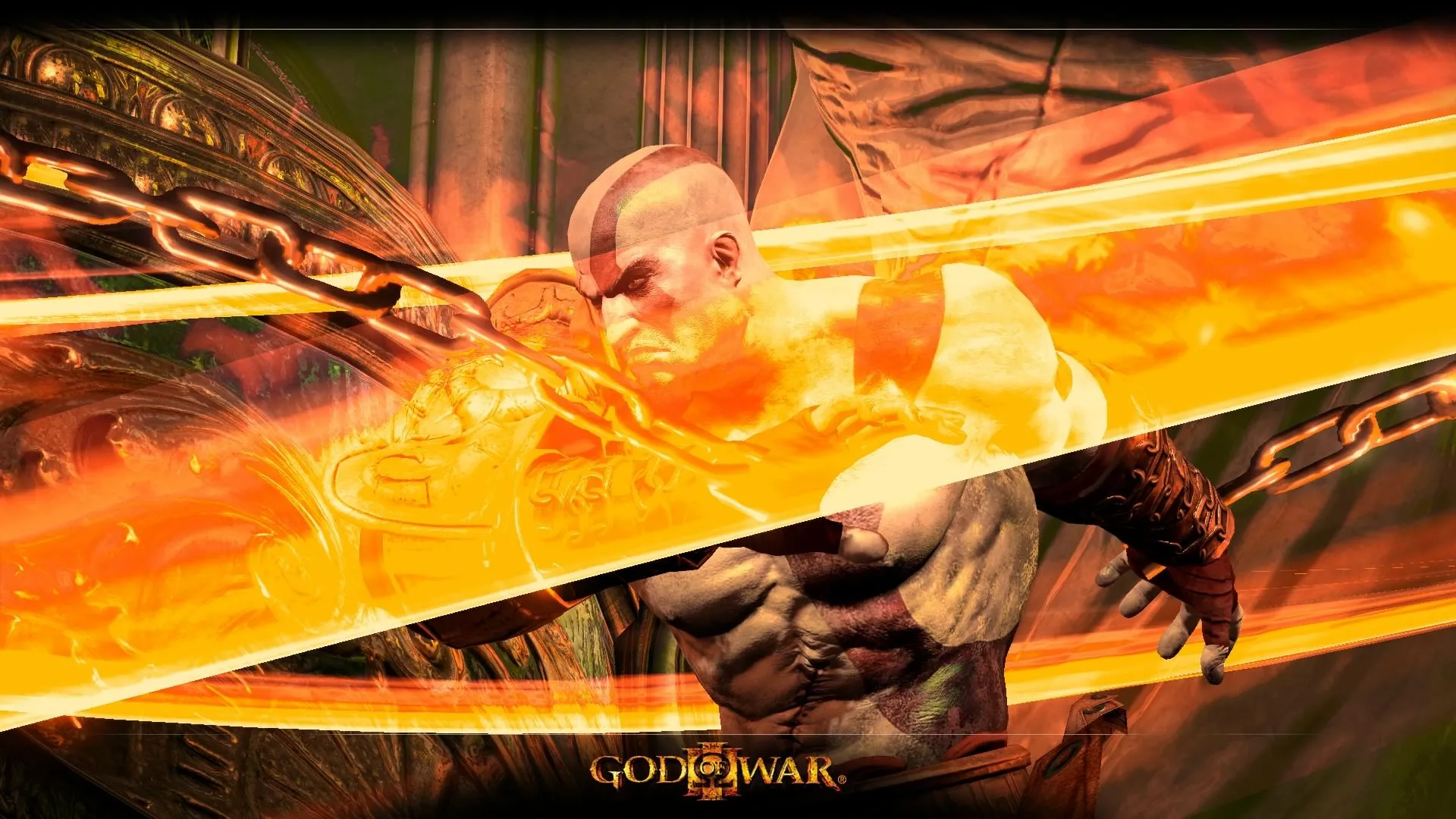 Kratos trong God of War III Remastered với chi tiết đồ họa được nâng cấp