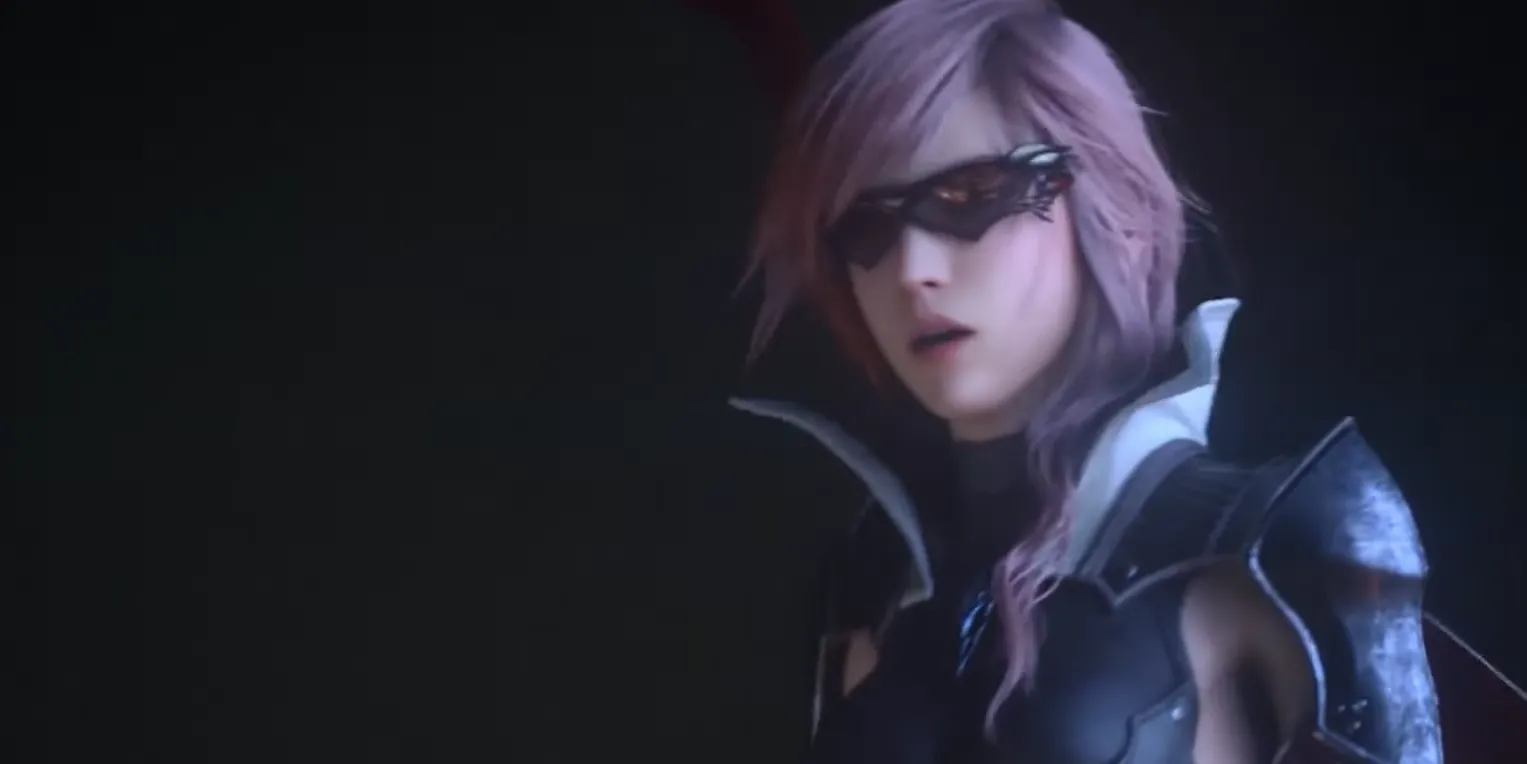 Lightning chuẩn bị chiến đấu trong game open world Lightning Returns Final Fantasy 13