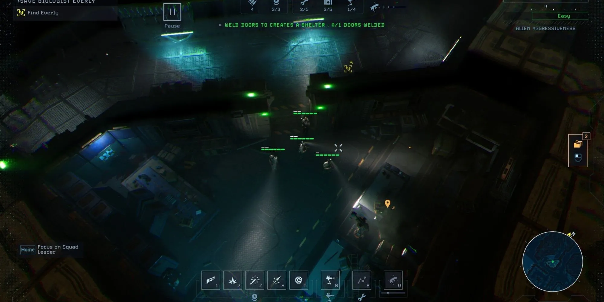Lính thủy đánh bộ chiến đấu với quái vật Xenomorph trong game Aliens Colonial Marines
