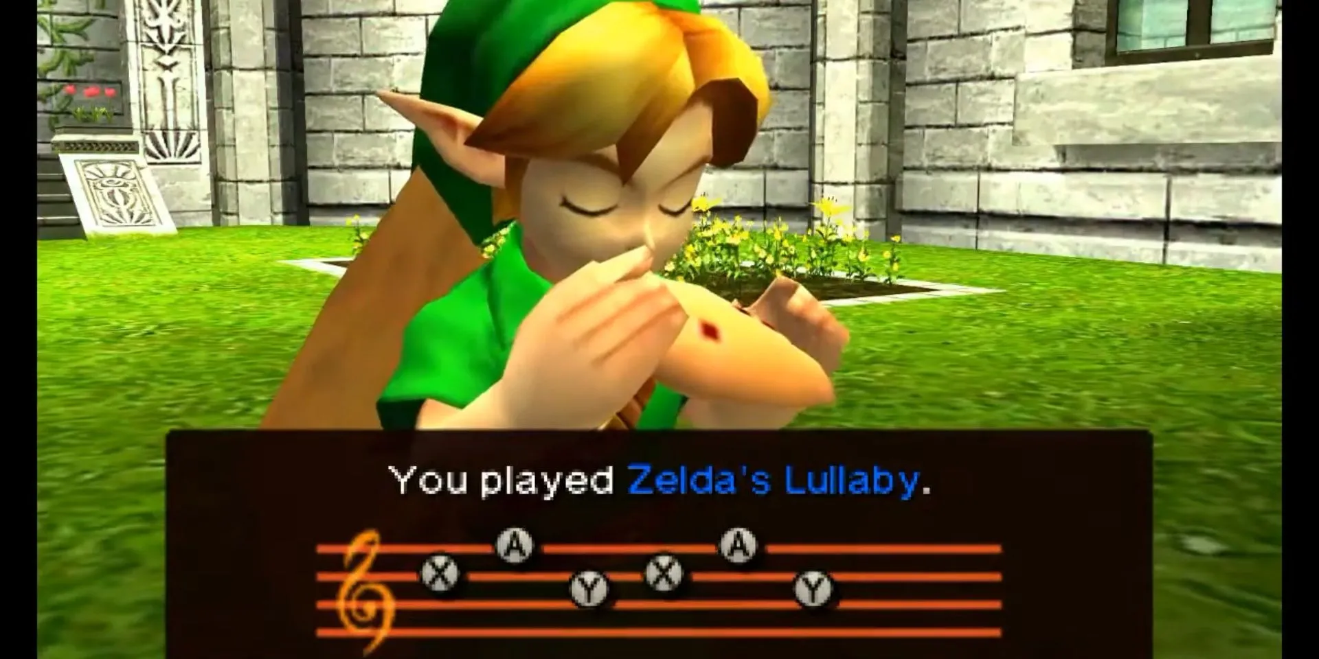 Link học nhạc từ công chúa Zelda