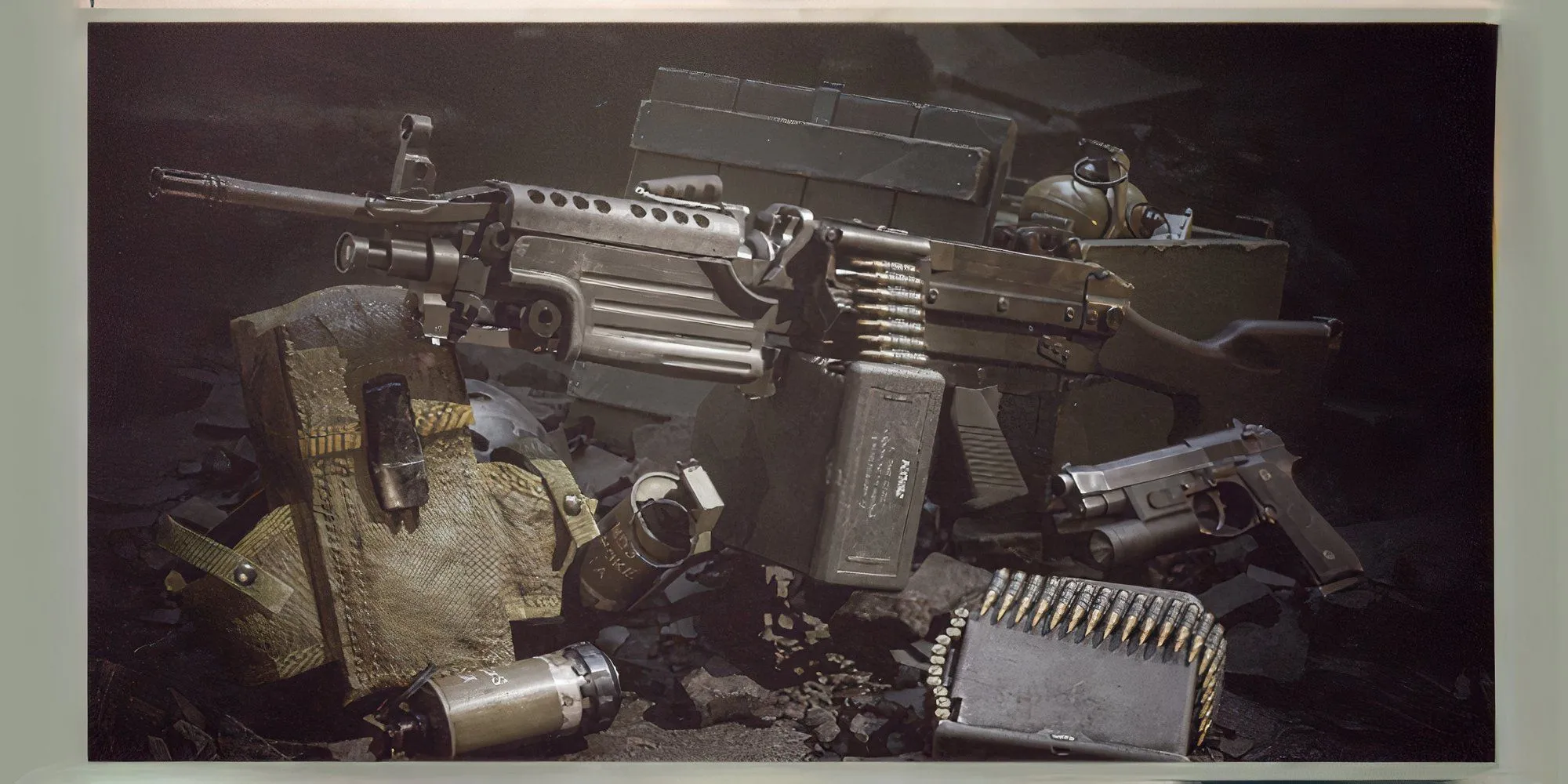 LMG M249 SAW trong Delta Force Black Hawk Down