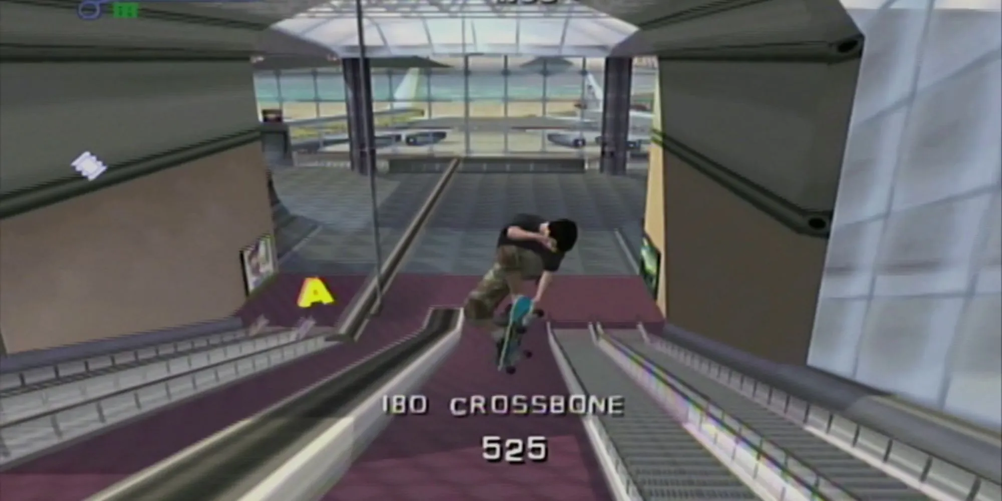 Màn chơi sân bay trong Tony Hawk's Pro Skater 3, series trượt ván đỉnh cao kỷ nguyên PS2