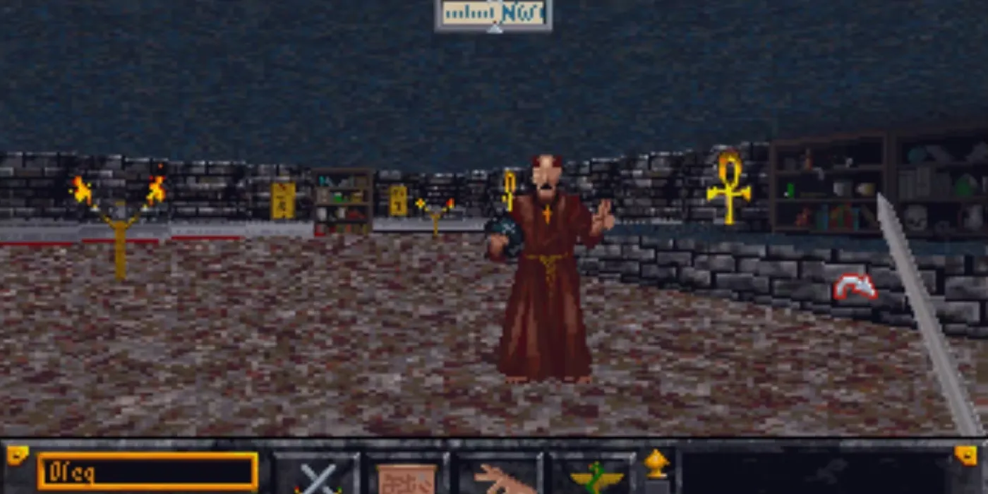 Màn hình chơi game The Elder Scrolls Arena