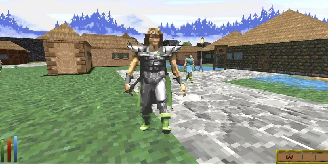 Màn hình chơi game The Elder Scrolls II Daggerfall